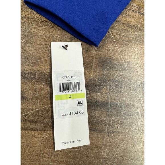 NWT!!! "Calvin Klein" Full Front Zip Dress, Sexy, Office, Cocktail, Size 4 - Picture 5 of 11